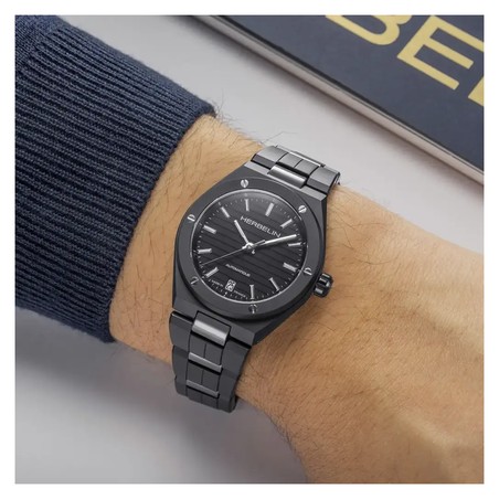 Montre Michel Herbelin Cap Camarat Automatique Ceramique Noir Mat 1545BCRN14M