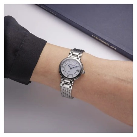Montre Michel Herbelin Galet Quartz Nacre Acier 17430BC89