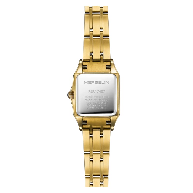 Montre Michel Herbelin Luna Mini Quartz PVD Or Jaune 17407BP1N08