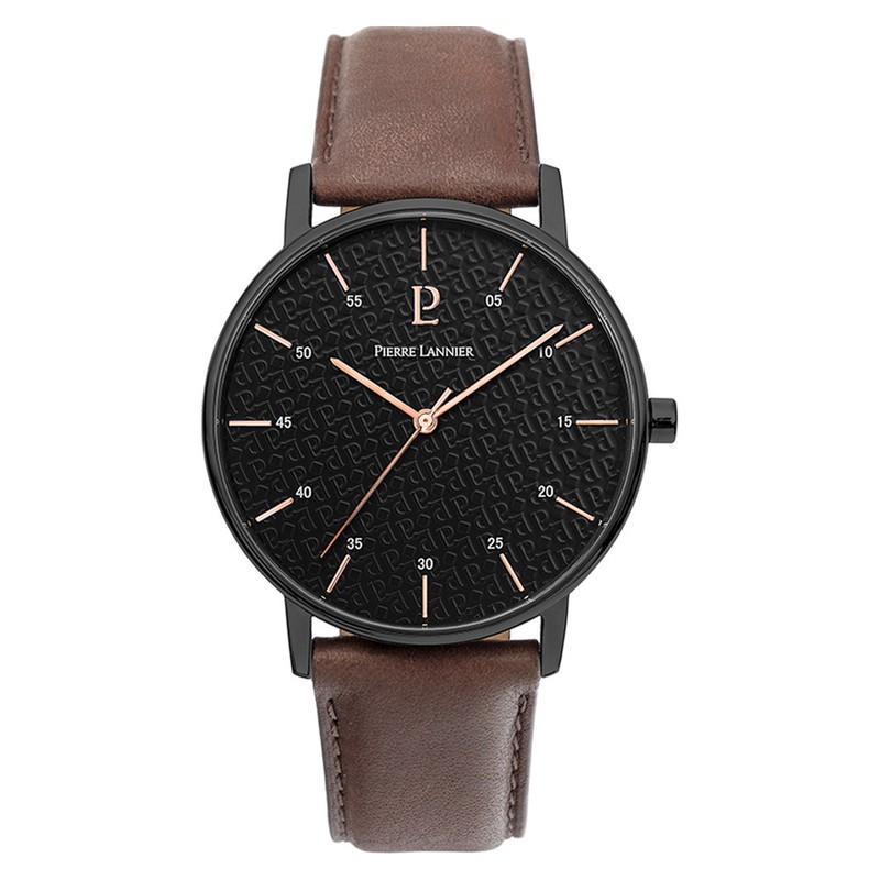Montre Pierre Lannier Cuir Marron 203F434