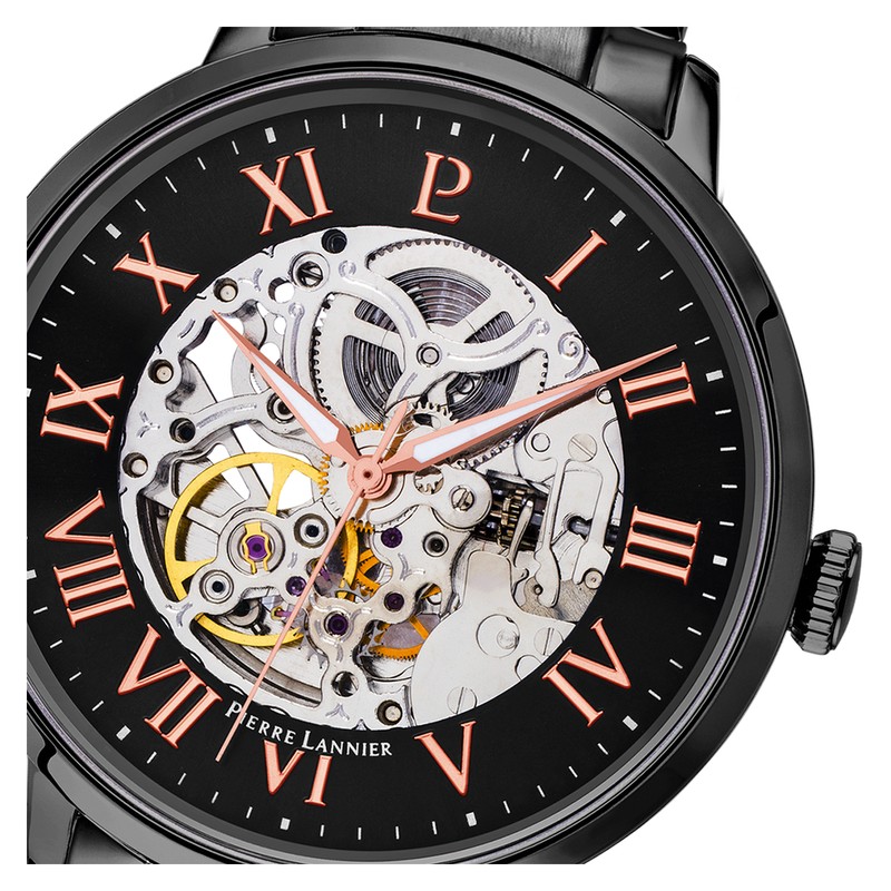 Montre Pierre Lannier Acier Noir 316D439