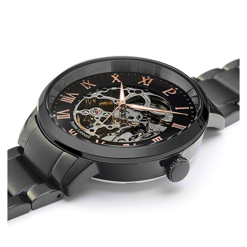 Montre Pierre Lannier Acier Noir 316D439