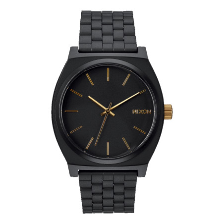 Montre Nixon - Time Teller - Matte Black / Gold