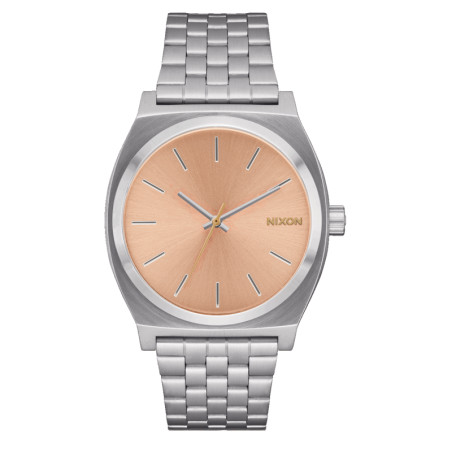 Montre Nixon - Time Teller - Silver / Coral