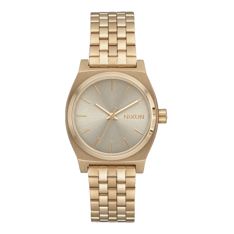 Montre Nixon - Medium Time Teller - Light Gold / Vintage White