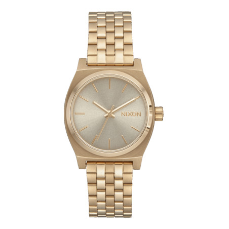 Montre Nixon - Medium Time Teller - Light Gold / Vintage White