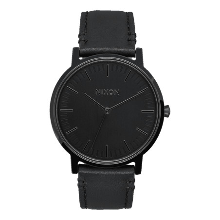 Montre Nixon - Porter Leather - All Black