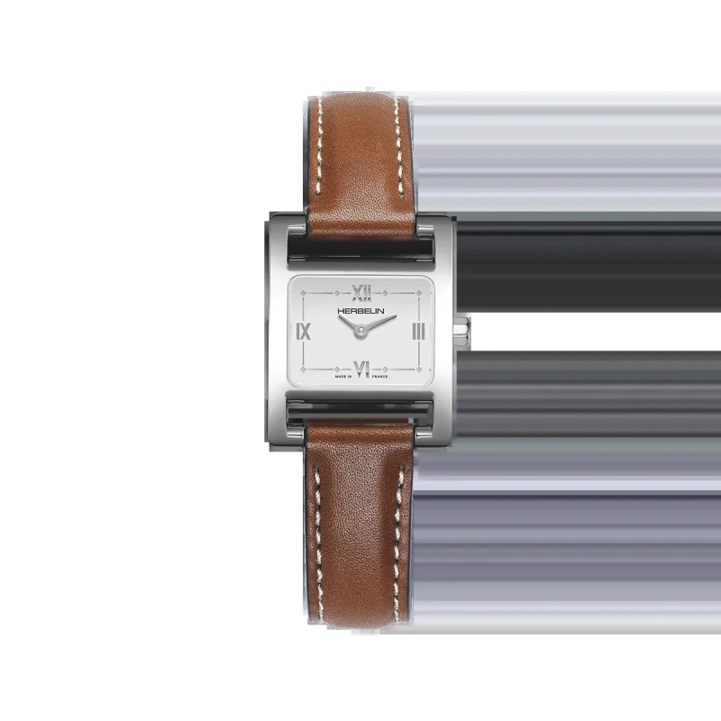 Ve AVENUE – QUARTZ – ACIER & CUIR CAMEL | Club de la Montre