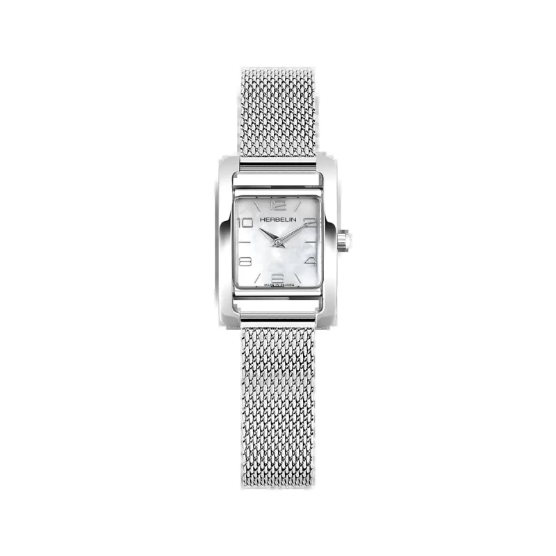 Ve AVENUE – QUARTZ – NACRE & CUIR BLEU | Club de la Montre
