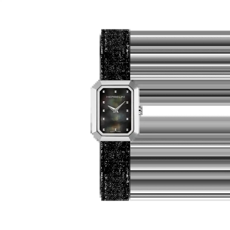OCTOGÔNE – QUARTZ – NOIR & CUIR | Club de la Montre