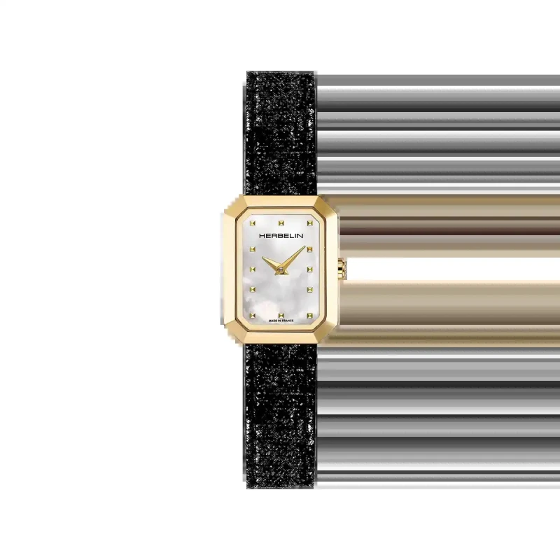 OCTOGÔNE – QUARTZ – DORÉ & CUIR | Club de la Montre