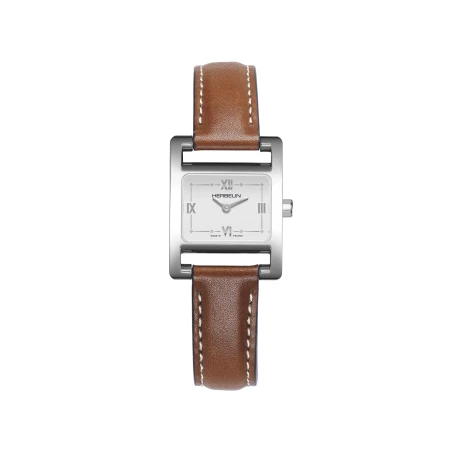 Ve AVENUE – QUARTZ – ACIER & CUIR CAMEL | Club de la Montre