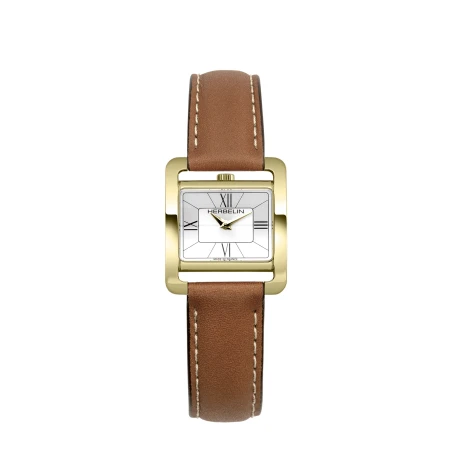 Ve AVENUE – QUARTZ – ACIER & CUIR CAMEL | Club de la Montre