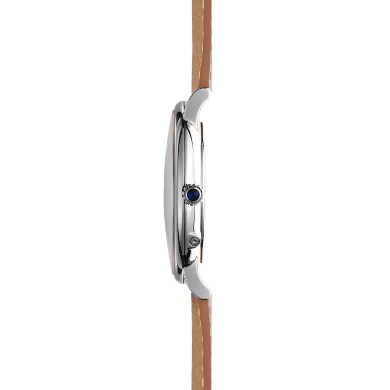 INSPIRATION – PHASE DE LUNE – ACIER & CUIR CAMEL | Club de la Montre