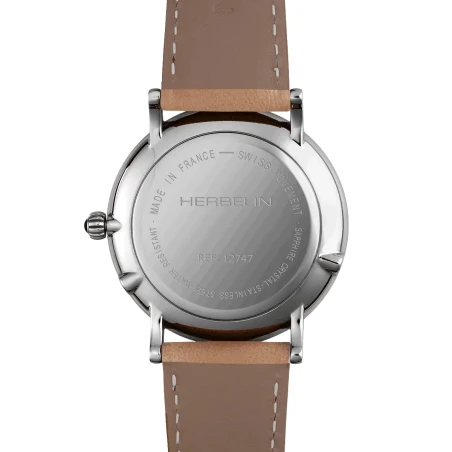 INSPIRATION – PHASE DE LUNE – ACIER & CUIR CAMEL | Club de la Montre