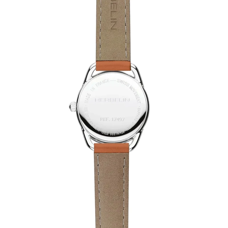 ÉQUINOXE – QUARTZ – ACIER & CUIR CAMEL | Club de la Montre