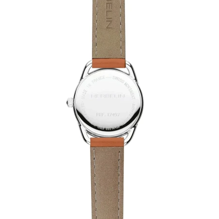 ÉQUINOXE – QUARTZ – ACIER & CUIR CAMEL | Club de la Montre