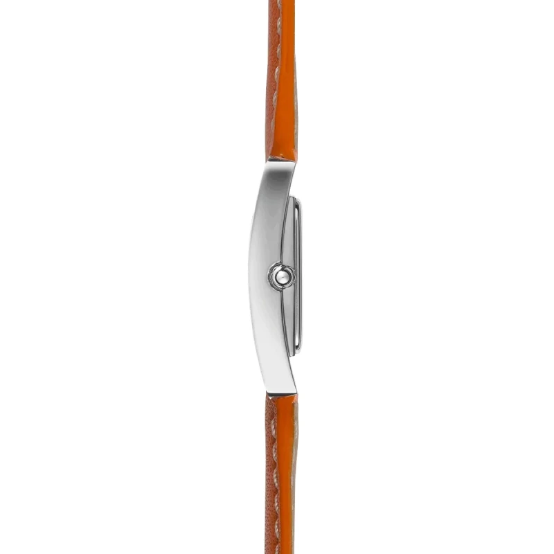 Ve AVENUE – QUARTZ – ACIER & CUIR ORANGE | Club de la Montre