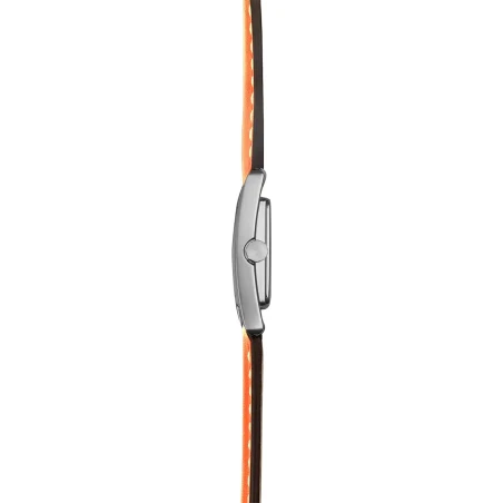 Ve AVENUE – QUARTZ – CUIR ORANGE & INDEX | Club de la Montre