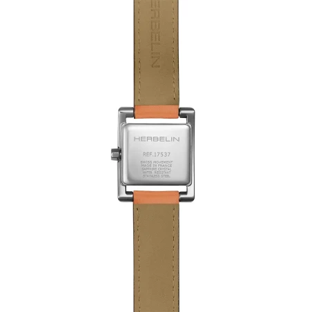 Ve AVENUE – QUARTZ – CUIR ORANGE & INDEX | Club de la Montre