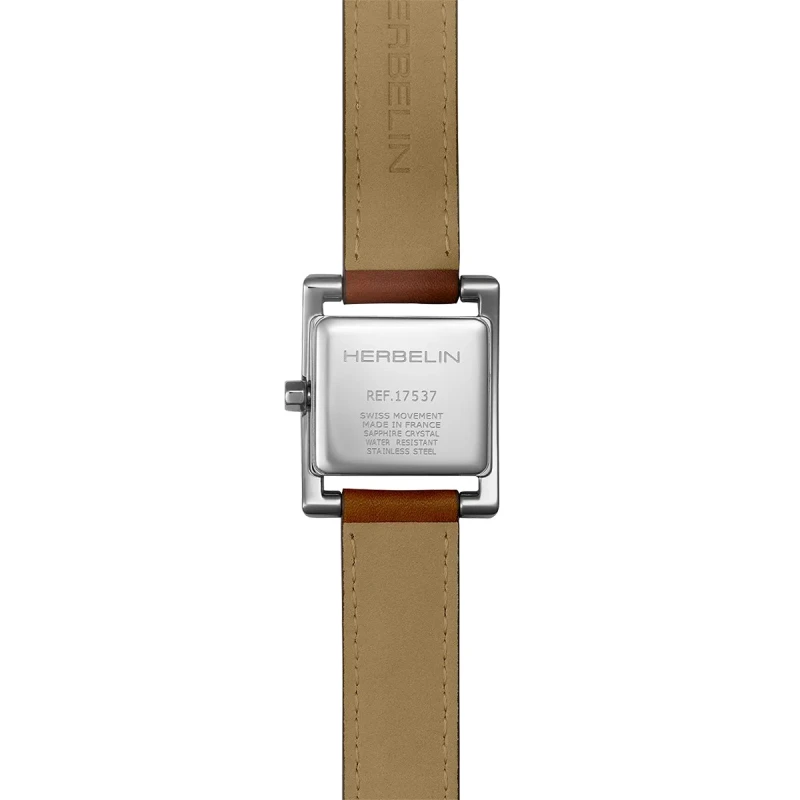 Ve AVENUE – BRACELET DOUBLE – CUIR CAMEL & INDEX | Club de la Montre