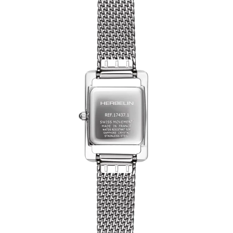 Ve AVENUE – QUARTZ – NACRE & CUIR BLEU | Club de la Montre