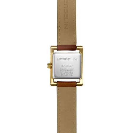 Ve AVENUE – QUARTZ – PVD OR JAUNE, CUIR & INDEX | Club de la Montre