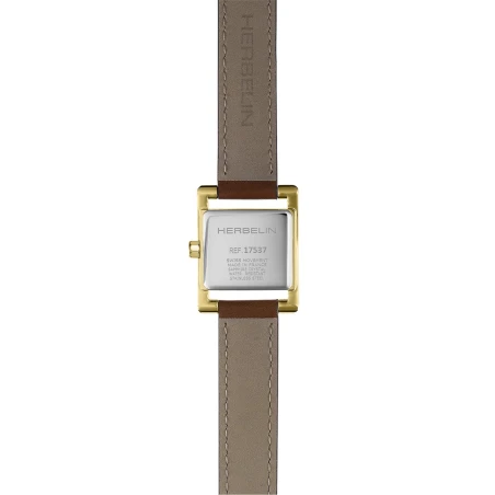 Ve AVENUE – QUARTZ – PVD OR JAUNE & CUIR CAMEL | Club de la Montre