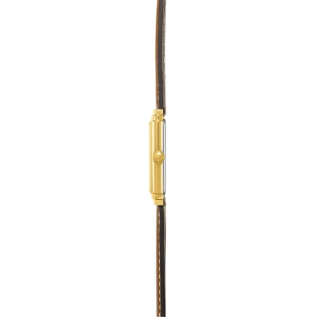 ART DÉCO – 1925’S – PVD OR JAUNE & CUIR | Club de la Montre