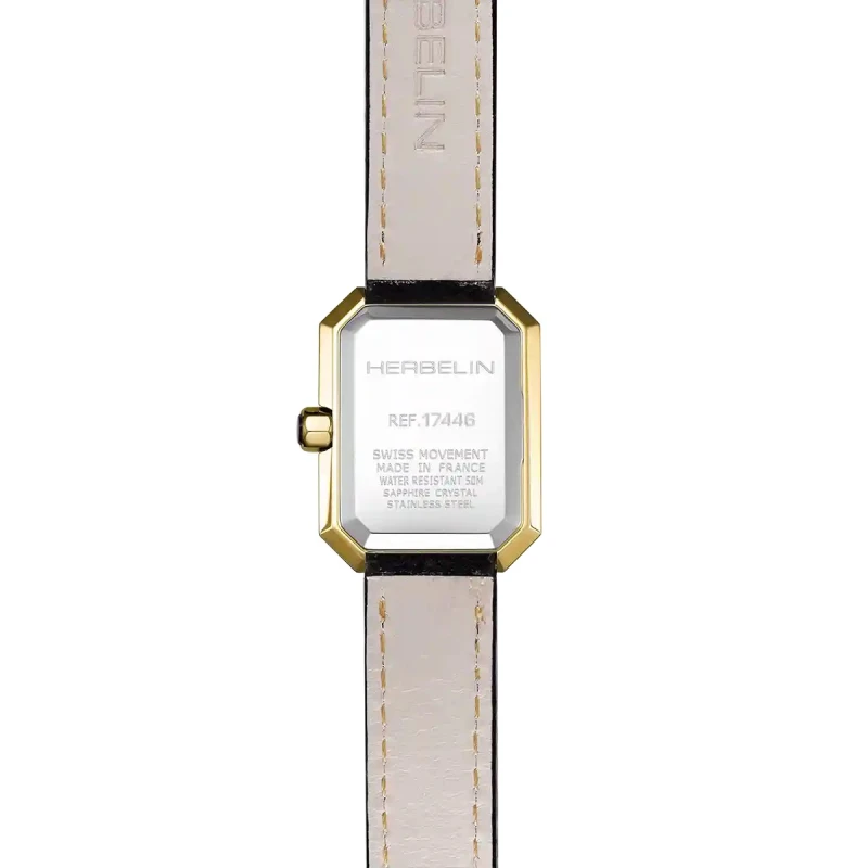 OCTOGÔNE – QUARTZ – PVD OR JAUNE & NACRE BLANCHE | Club de la Montre