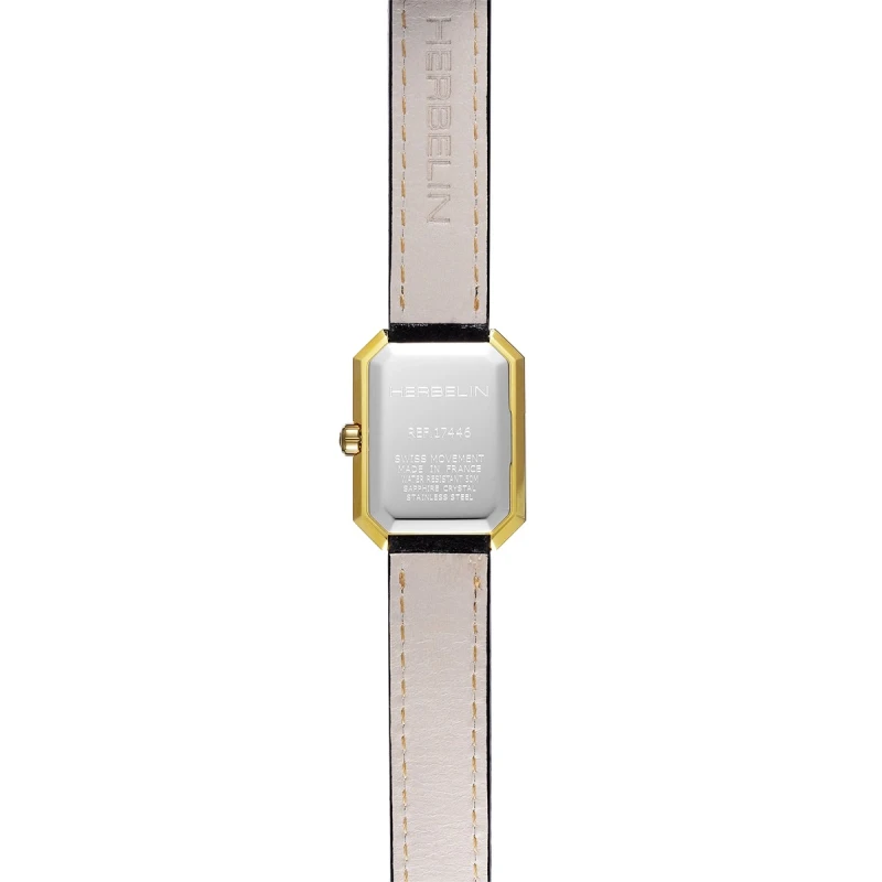 OCTOGÔNE – QUARTZ – DORÉ & CUIR | Club de la Montre