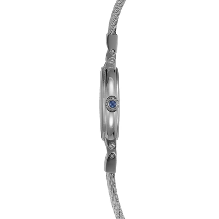 GALET – QUARTZ – BLANC ARGENTÉ & ACIER | Club de la Montre