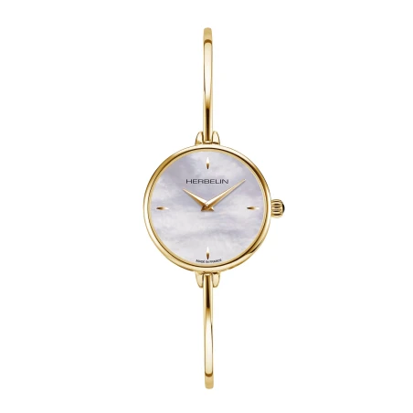 FIL – QUARTZ – PVD OR JAUNE & NACRE BLANCHE | Club de la Montre
