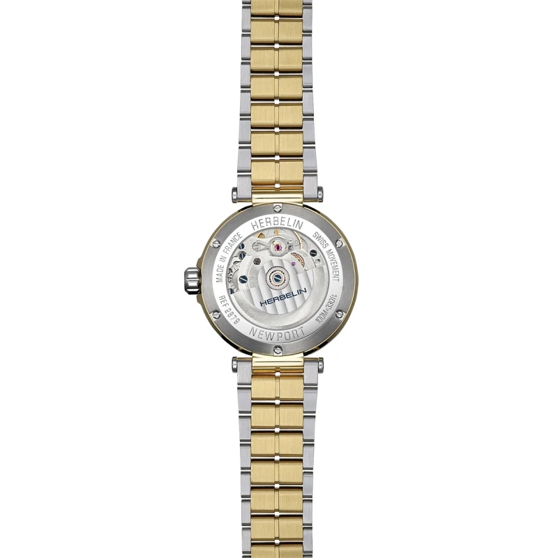 NEWPORT – AUTOMATIQUE LADY PHASES DE LUNE – BICOLORE | Club de la Montre
