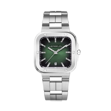 CAP CAMARAT – SQUARE QUARTZ – ACIER & VERT | Club de la Montre