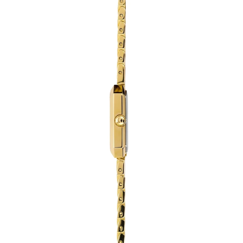 OCTOGÔNE – CHEVRONS – PVD OR JAUNE & NACRE NOIRE | Club de la Montre