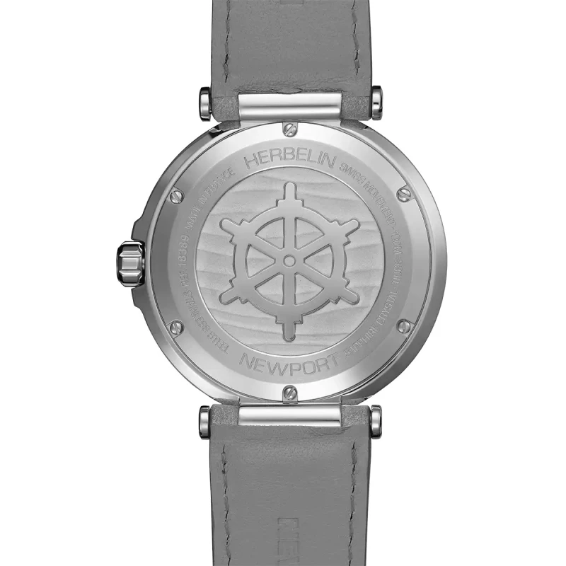 NEWPORT – QUARTZ – GRIS & CUIR GRIS | Club de la Montre