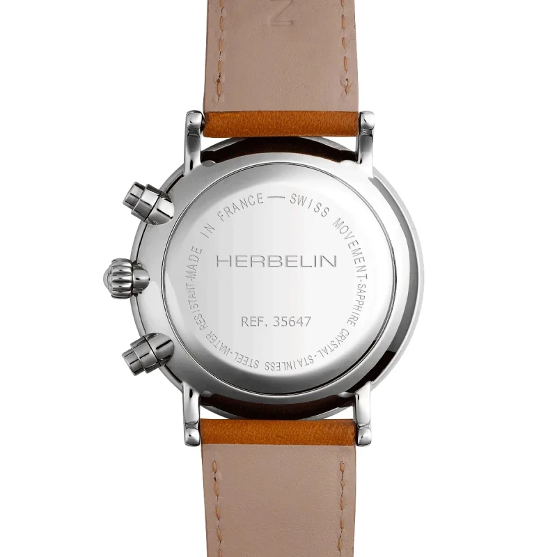 INSPIRATION – CHRONOGRAPHE – ACIER & CUIR | Club de la Montre