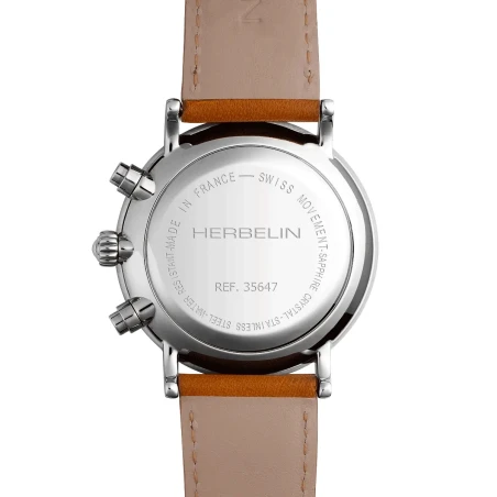 INSPIRATION – CHRONOGRAPHE – ACIER & CUIR | Club de la Montre