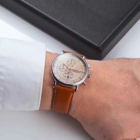 INSPIRATION – CHRONOGRAPHE – ACIER & CUIR | Club de la Montre