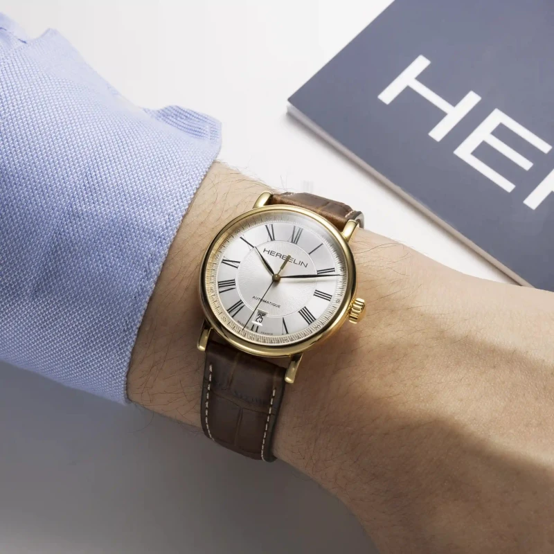 INSPIRATION – AUTOMATIQUE – ACIER BICOLORE & CUIR | Club de la Montre