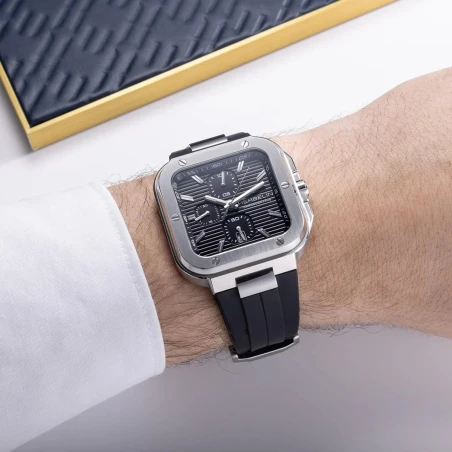 CAP CAMARAT – SQUARE CHRONOGRAPHE – NOIR | Club de la Montre