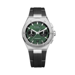 Chrono automatique – vert & FKM noir