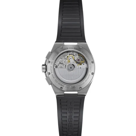 CAP CAMARAT – CHRONO AUTOMATIQUE – BLEU & FKM NOIR | Club de la Montre