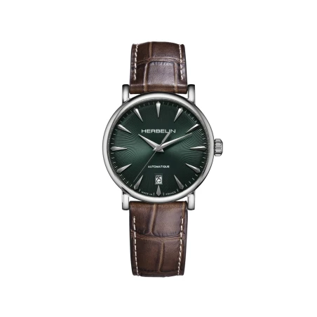 INSPIRATION – AUTOMATIQUE – ACIER & CUIR BRUN | Club de la Montre