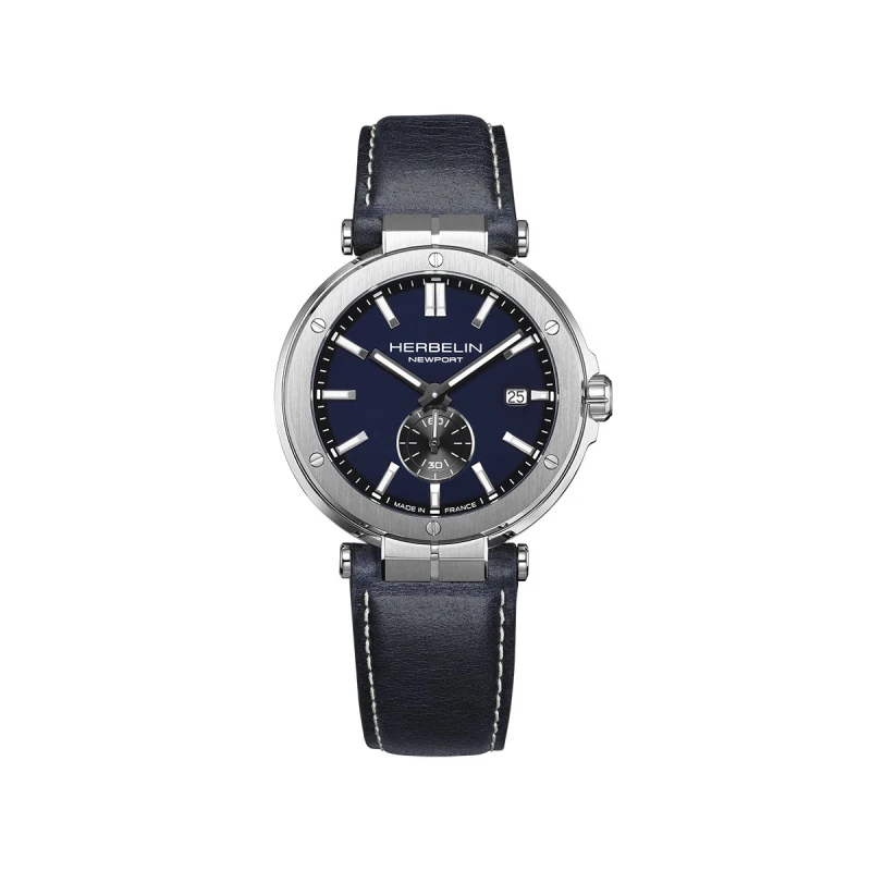 NEWPORT – QUARTZ – BLEU & CUIR BLEU | Club de la Montre