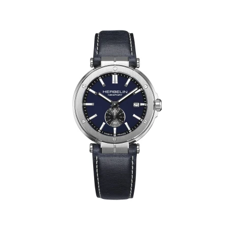 NEWPORT – QUARTZ – BLEU & CUIR BLEU | Club de la Montre