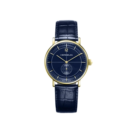 INSPIRATION – PETITE SECONDE – CUIR BLEU | Club de la Montre