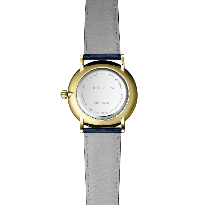 INSPIRATION – PETITE SECONDE – CUIR BLEU | Club de la Montre