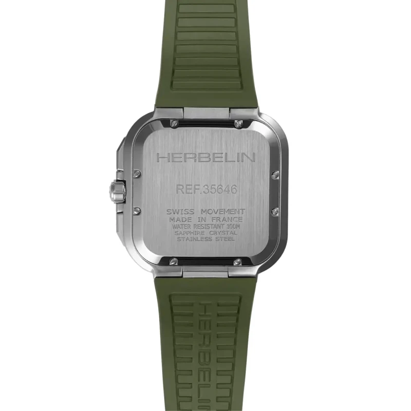 CAP CAMARAT SQUARE – CHRONOGRAPHE – KAKI & FKM | Club de la Montre